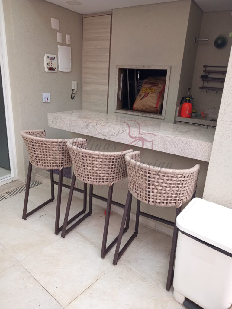 Banqueta em Corda Náutica Rami