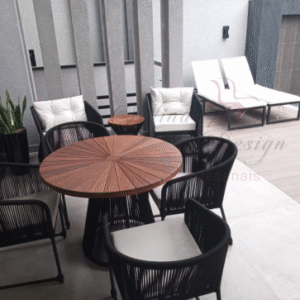 Conjunto em Corda Náutica mesa Minas Poltronas Gaivota