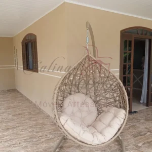 Balanço de Corda Náutica Bege modelo Gota