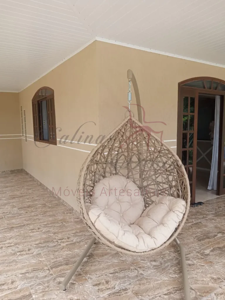 Balanço de Corda Náutica Bege modelo Gota