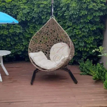 Balanço para varanda em fibra sintética, modelo Gota.