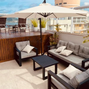 Flat Sofá 4 lugares ideal para areas externas